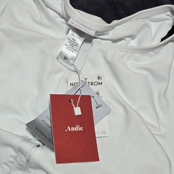 Andie Swim The Malibu One Piece in White M NWT - Picture 12 of 12